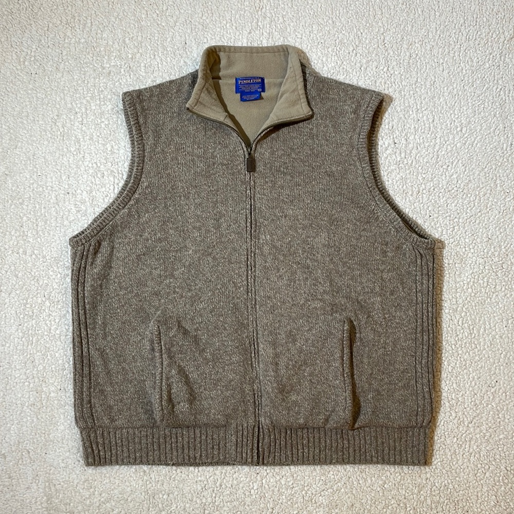 Vintage 90s Pendleton Shetland Wool Sweater Vest